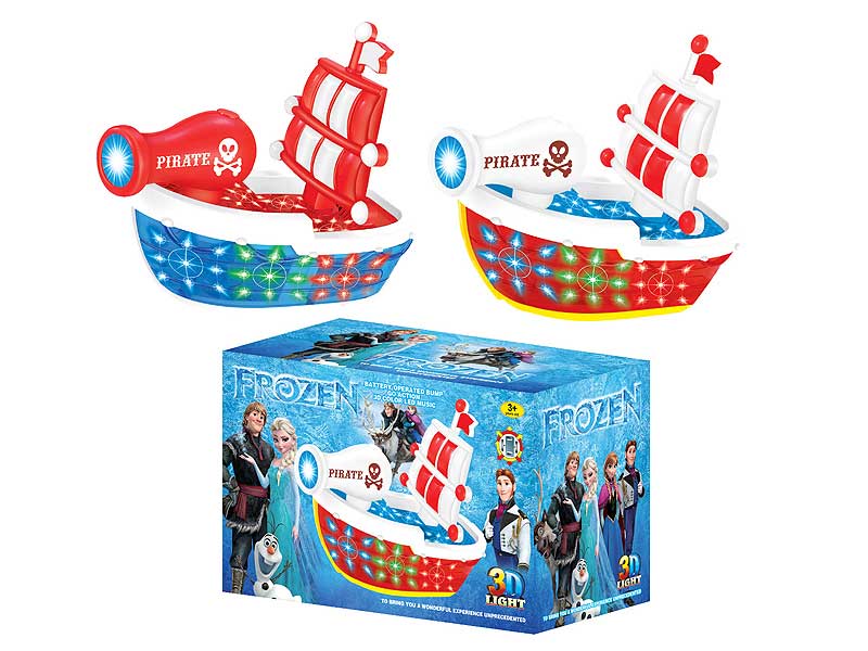 B/O universal Boat W/L_M(2C) toys