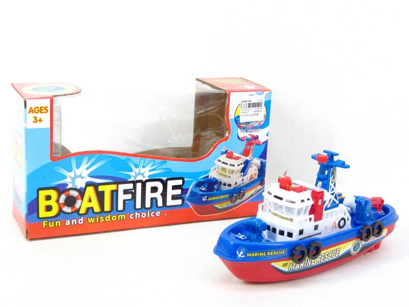 B/O Boat Fire toys