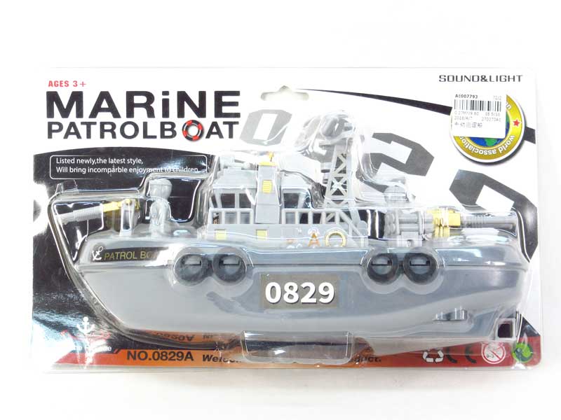 B/O Marine Patrolboat toys