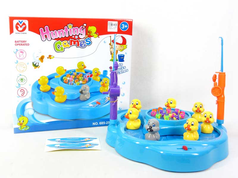 B/O Fishing & Duck Game W/L_M toys