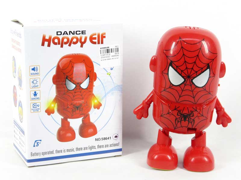 B/O Dance Spider Man W/L_M toys