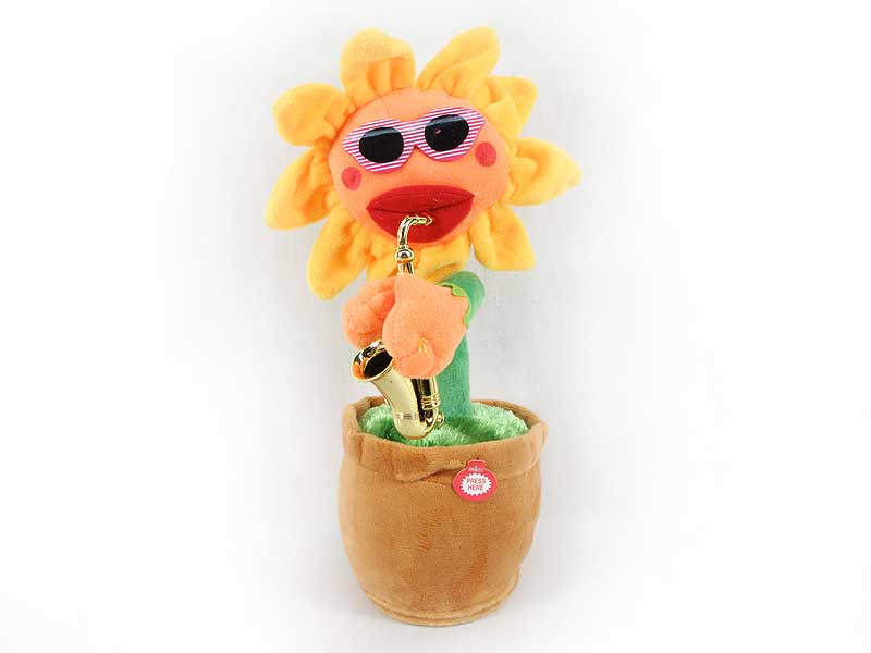 B/O Danceing Sun Flower W/M toys