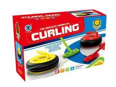 Board game indoor hover curling play games