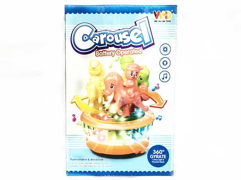 B/O Carousel W/L_M toys