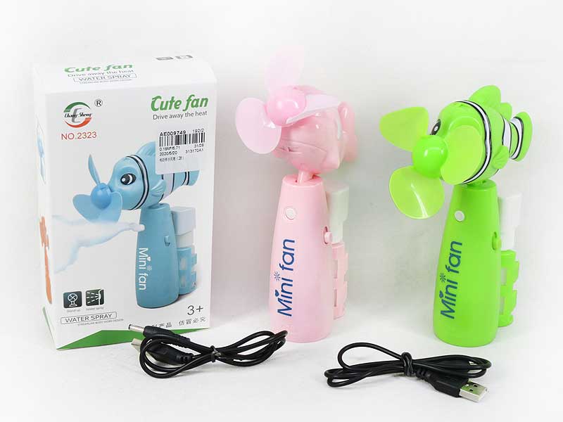 B/O Water Spray Fan(2S) toys