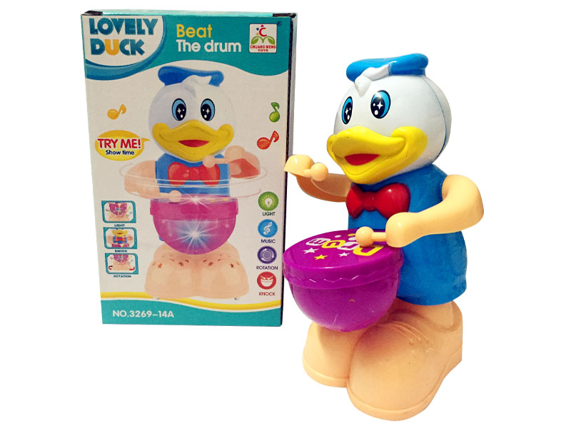 B/O Play The Drum Donald Duck toys