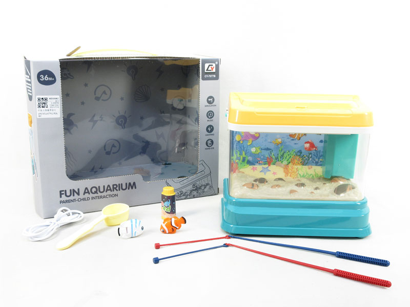 Fishing Aquarium W/M toys