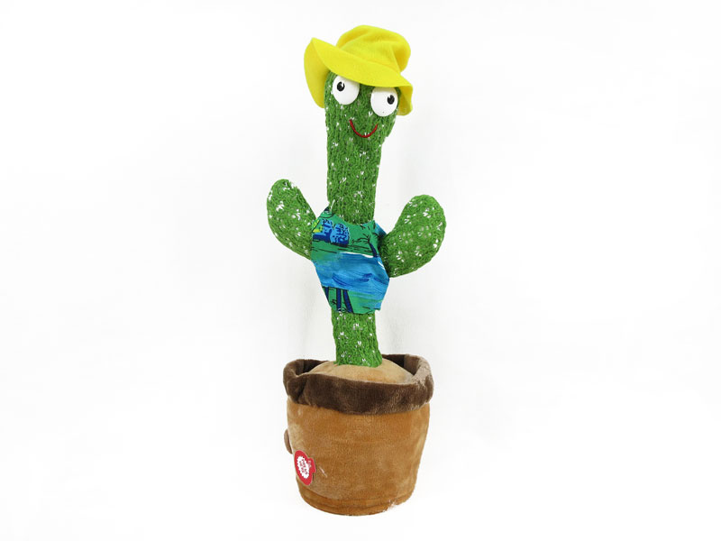 B/O Recording Cactus W/L_M toys