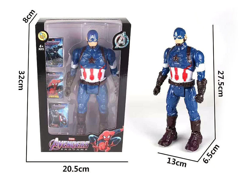 B/O Walking Captain America W/L_S toys
