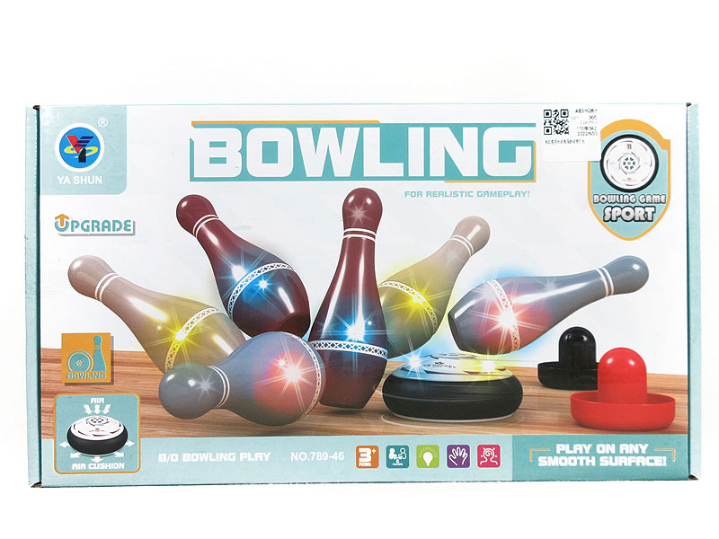 B/O Ice Hockey Push Bowling W/L toys
