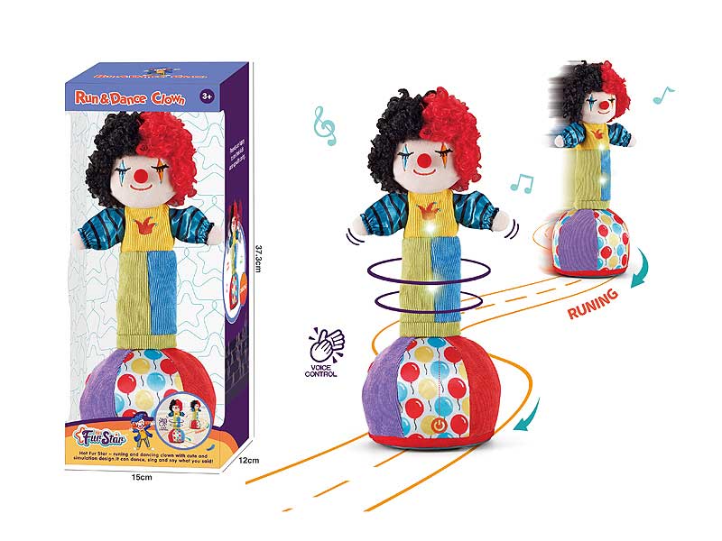B/O universal Dance Clown W/L_M(2C) toys