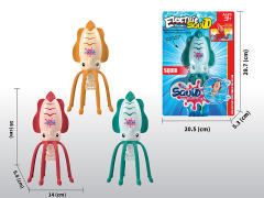B/O Swimming Squid(3C) toys