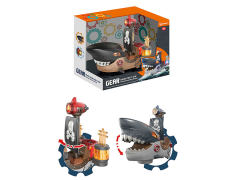 B/O Ship W/L(2C) toys