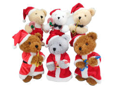 B/O Standing And Swinging Christmas Bear(3S2C) toys