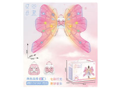 电动手提包精灵翅膀带灯光音乐（2色）