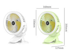 电动夹子风扇带灯光