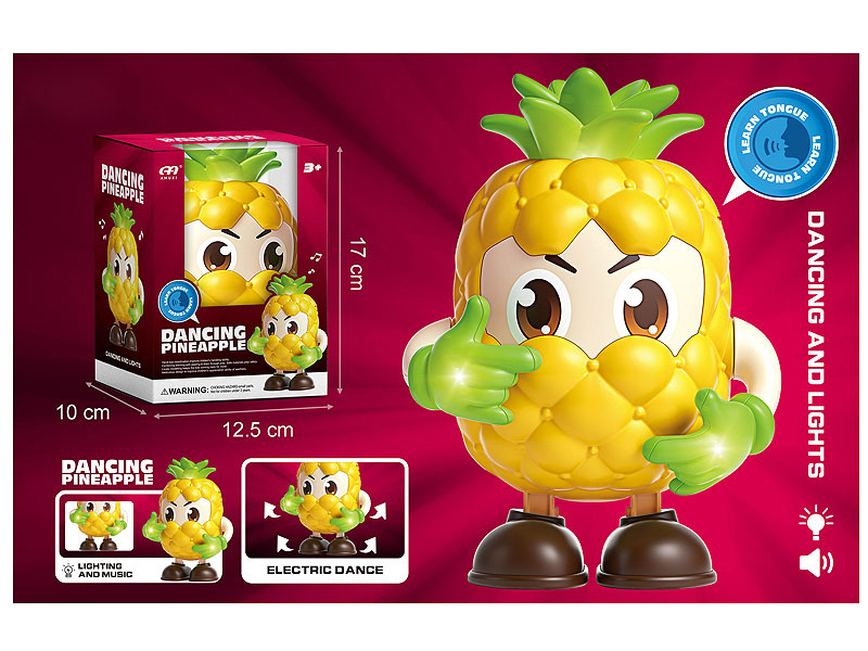 B/O Dancing Pineapple W/L_M toys