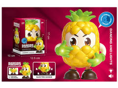 电动会学舌跳舞菠萝带灯光/音乐