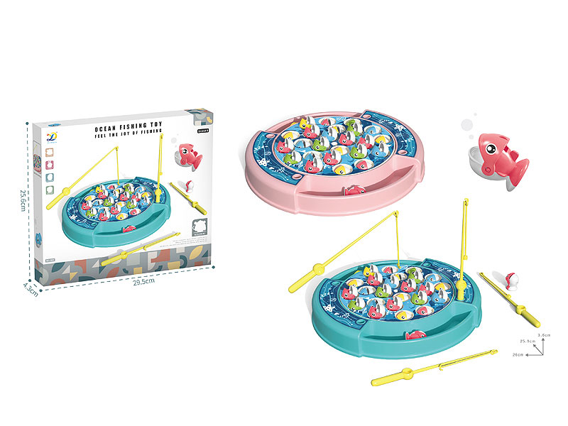 B/O Fishing Game W/M(2C) toys