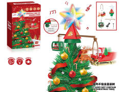 B/O Christams Tree Top Spinning Stars W/L_M toys