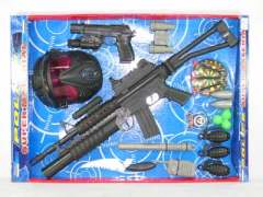 B/O Gun Set W/Speech&Light toys
