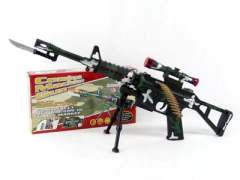 B/O Gun W/Infrared toys