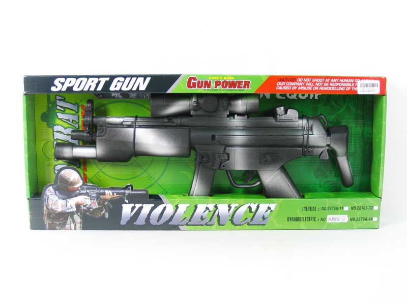 B/O Tommy Gun W/L toys