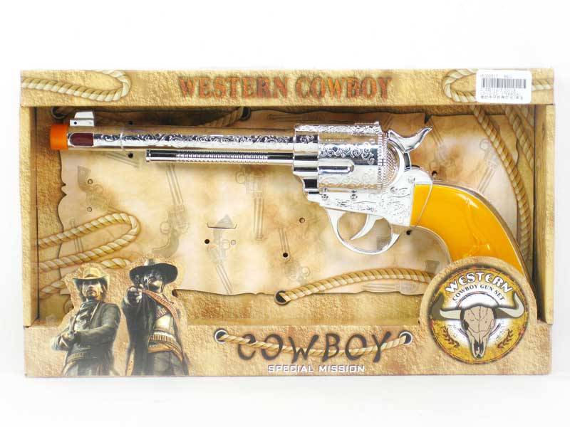 B/O Cowpoke Gun W/L_S toys