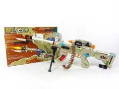 B/O Machine gun w/sound toys