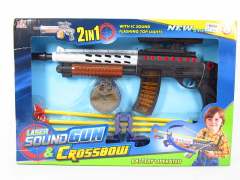 B/O Bow & Arrow Gun W/L_S toys