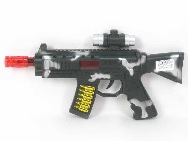 B/O 8 Sound Gun W/L toys