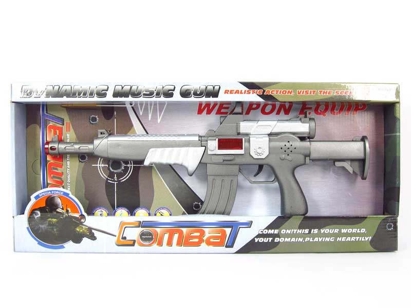 B/O 8 Sound Gun W/L toys