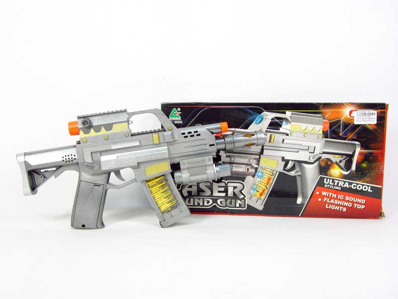 B/O Sound Gun W/Infrared toys