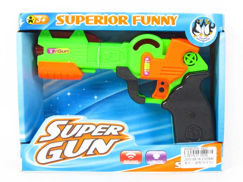 B/O 8 Sound Gun W/L_M toys