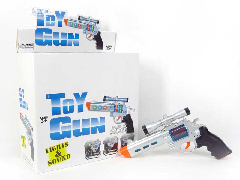 B/O Gun W/L(6in1) toys