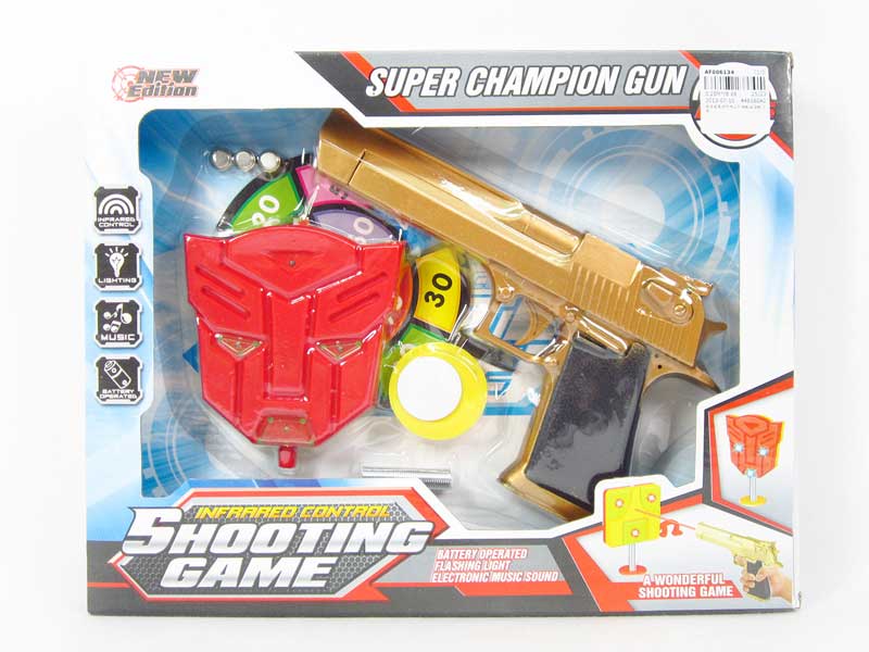 B/O Gun W/Infrared & Induce Dart_Target(2C) toys