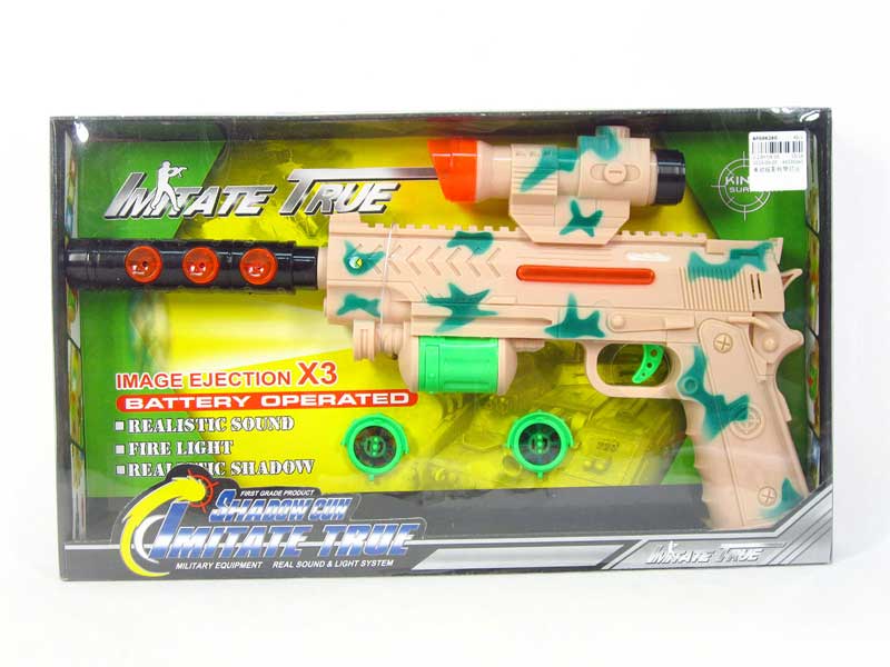 B/O Gun W/L toys