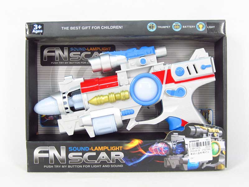 B/O 8 Sound Gun W/L_M toys