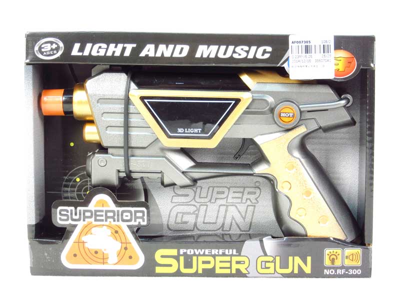 B/O Gun W/L_S(2S) toys