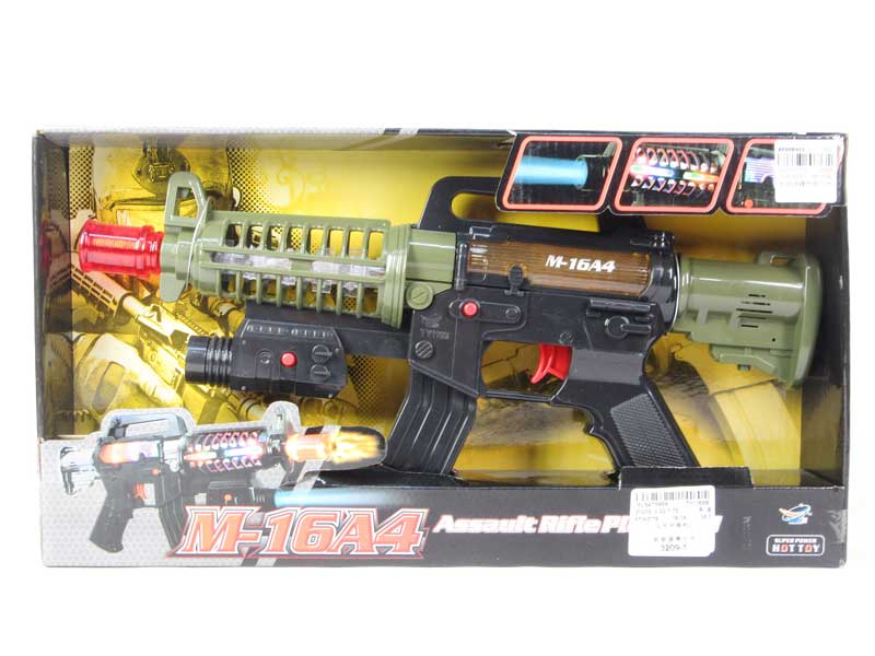 B/O Tommy Gun W/L toys