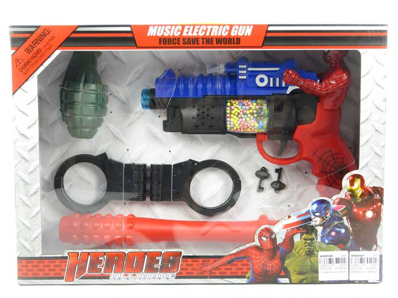 B/O 8 Sound Gun Set W/Infrared toys