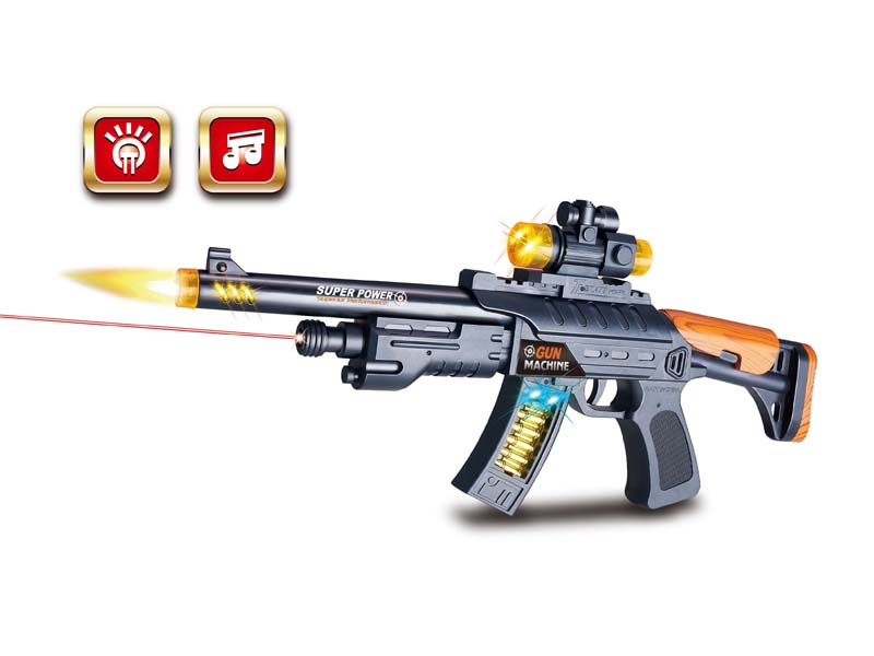 B/O Gun W/Infrared toys