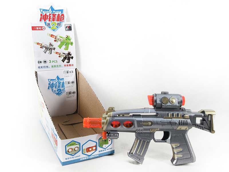 B/O Sound Gun(3PCS) toys