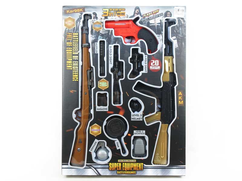 B/O Gun Set W/S toys