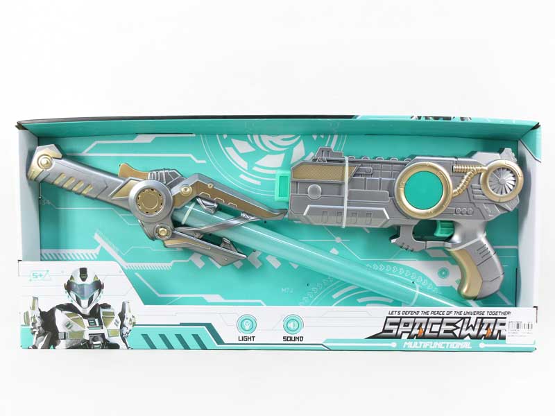 B/O Gun W/L_S & Space Sword W/L_S toys
