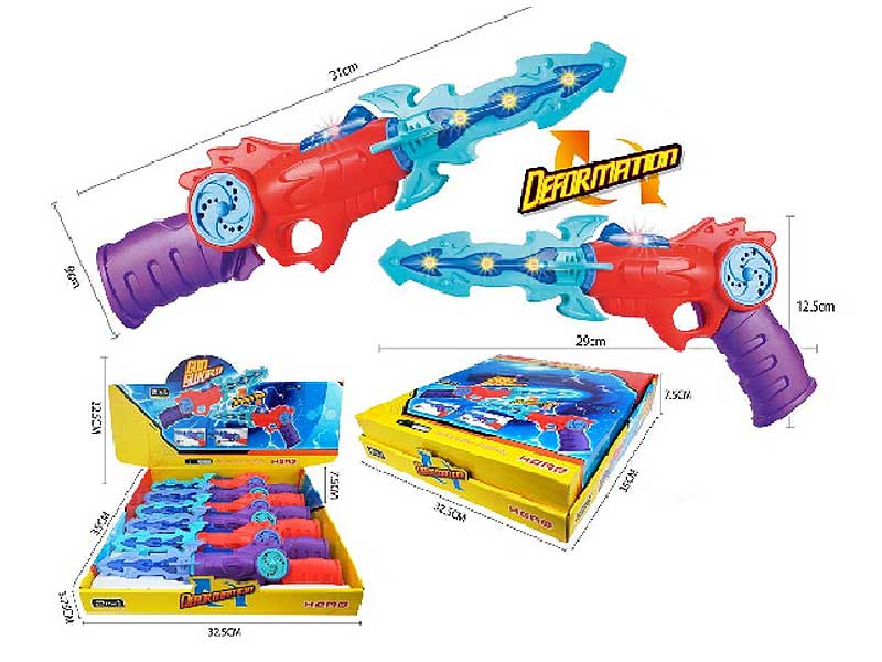 2in1 B/O Transmutation Gun W/L_M(6in1) toys