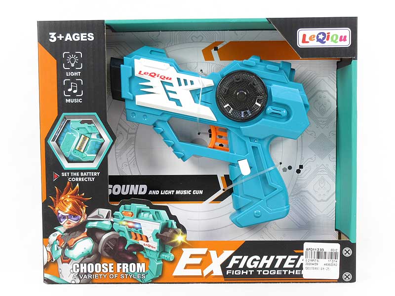 B/O 8 Sound Gun(2C) toys