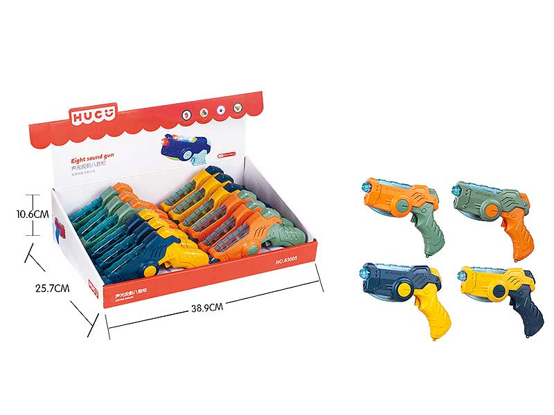 B/O Projection 8 Sound Gun W/L_S(12in1) toys