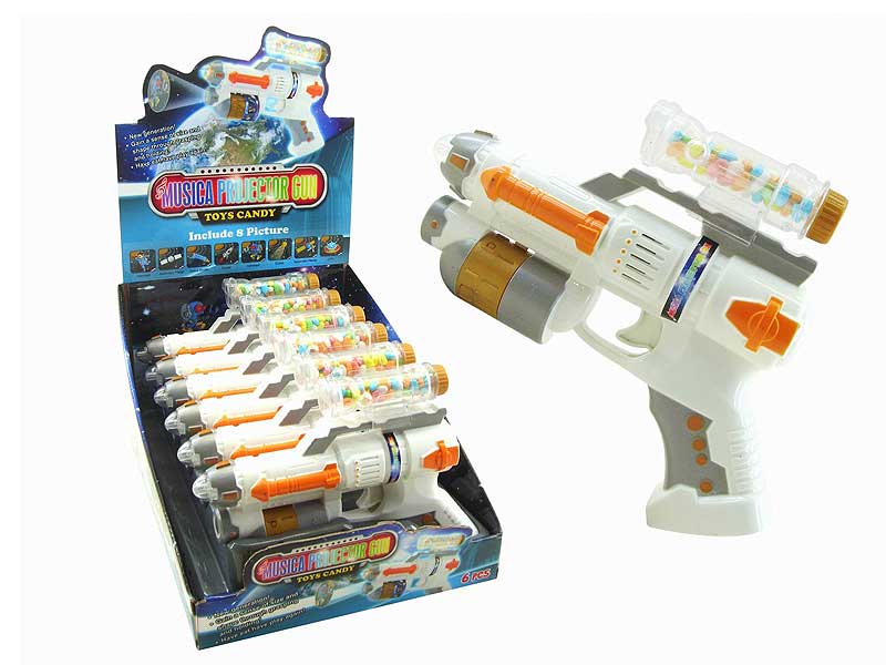 B/O Gun W/L(6in1) toys
