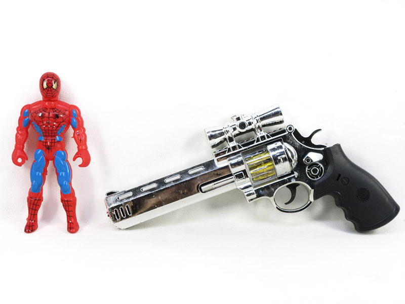 B/O 8 Sound Gun & League Of Heroes toys